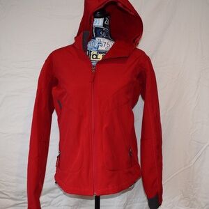 Women's Waterproof Zip-Up Jacket with Hood